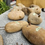 每一隻鳥兒的嘴喙，打磨得光亮、平滑顯得相當(dāng)逗趣，描繪一隻隻收起翅膀想要自由卻又嚮往安定的鳥兒，即將在「新業(yè)築願景」築起與家人相守的巢。