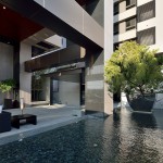 社區(qū)景觀水池完工實景圖