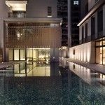 中庭水池景觀完工實(shí)景圖