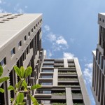 立面金屬格柵的細部設(shè)計 實景圖