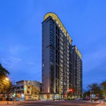 建築立面-西南隅-夜景