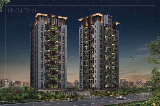 『新業(yè)14期 大塊藏硯』位於臺中北屯區(qū)，盡藏馥綠之美，近享繁華之最，磅礡四季造景，離塵不離城，打造高質(zhì)感家居。