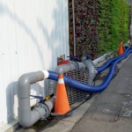 為保障地下室施工期間的安全，將抽出的地下水提供給有需要的中科產業(yè)及附近的住戶。