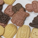 不同造型及口味的手工餅乾，香噴噴地出爐了！迦南園的手作餅乾使用天然色素：紅麴、巧克力、香草、南瓜，不加防腐劑與添加物，老少咸宜。