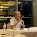 新業(yè)建設(shè)名譽(yù)董事長(zhǎng)－穆椿松先生出席指導(dǎo)，勤勉並感謝所有辛苦的同仁，讓新業(yè)「講究」的職人哲學(xué)，在心裡紮根。