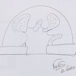 來自西班牙雕塑家–Nando Alvarez的手稿，輕盈流動的圓弧，搭配波浪造型，就像是一座拱橋，串聯(lián)著東西方的文化與共存。