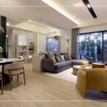 優(yōu)雅的廳房以開放式的動線銜接，寬敞明亮之姿，與家人友人相聚，伴隨溫馨與嬉鬧，融為一景，編織成一幕幕美麗的回憶。