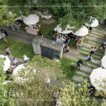 佔地1863坪的臺中文學(xué)館＆文學(xué)公園，座落於柳川旁，蘊含約20幾種樹木品種，像是一座微型森林，搭配日式歷史建築，伴隨濃濃書香，為一場小森裡的旅人市集。