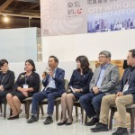 本次演講分別有龍寶建設(shè)張麗莉董事長（右三）、FIABCI世界不動產(chǎn)聯(lián)盟前會長Danielle Grossenbacher(左二)、內(nèi)政部政務(wù)次長花敬群(右二)、臺中市政府都發(fā)局局長黃文彬(右一)、逢甲大學(xué)建築學(xué)院院長黎淑婷(左一)與新業(yè)建設(shè)卓勝隆董事長(左三)出席，親自與所有關(guān)心社會住宅正義、具建築開發(fā)背景的業(yè)者會面討論本項議題。