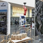 第8屆臺中市都市空間設(shè)計大獎，屆數(shù)8隱含著∞（無限）的美好寓意，象徵建築及場域設(shè)計的活水將源源不絕。圖為市政府作品展區(qū)。