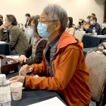 住戶們?nèi)褙炞⒌难凵?，希望藉由這場客變說明會，讓格局、動線與擺設(shè)更貼近各自的理想生活，共同期盼著未來的家。