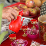 斟上一杯敬天地的心，建築的初衷與懇求願(yuàn)得天地垂聽(tīng)，期盼工程順利圓滿。