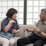 講座尾聲，特別空出時間讓在場的好友可以請教林院長，讓疑問能透過親自對談而找到答案