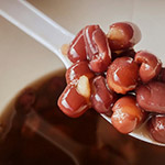 農友親手栽種的紅豆 口感綿密