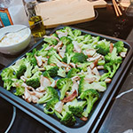 健康蔬食料理美味上桌！緩解了甜食的甜膩。