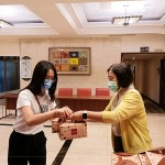 感謝大塊藏硯住戶的蒞臨，客服人員與住戶間暖心的問候，揭開說明會序幕。