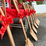 閃耀著金黃色光芒的金鏟，每把都身負(fù)重任，將開啟臺(tái)中北屯「新業(yè)-大塊藏硯」美好家園。