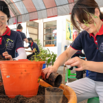 透過植樹活動(dòng)落實(shí)減碳淨(jìng)零計(jì)畫，新業(yè)以實(shí)際行動(dòng)展現(xiàn)對(duì)這片土地的關(guān)懷，為環(huán)境共生、守護(hù)生物多樣性而努力。