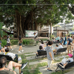 與家人、好友相約於此，愜意地聽著好曲，吃著小點，大手拉小手，譜出串串笑語，輕快旋律徜徉在這座暖暖之森中。