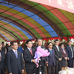 林佳龍市長(zhǎng)獻(xiàn)花