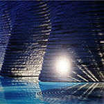      仿作筏子溪河濱景觀，依山形水隨臺中地型等高線而越來越高，呈現(xiàn)不同的層次。