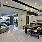 新業(yè)觀峰 客廳實景拍攝