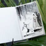 以水墨繪製金庸著作中的經(jīng)典場景，作為伴手禮致贈新業(yè)住戶，作為一份記憶的延續(xù)。
