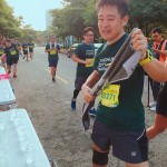 跑者盡情揮汗，堅持不懈每一步都是超越自己的運動精神！
